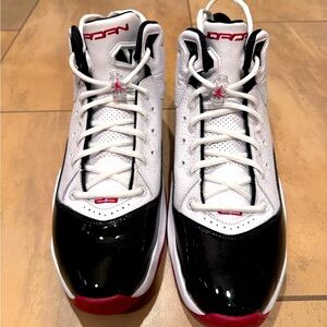 Mens Jordan B'Loyal White Red Black Shoes